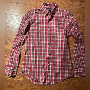 Ralph Lauren custom fit men’s size small, long sleeve button-down shirt